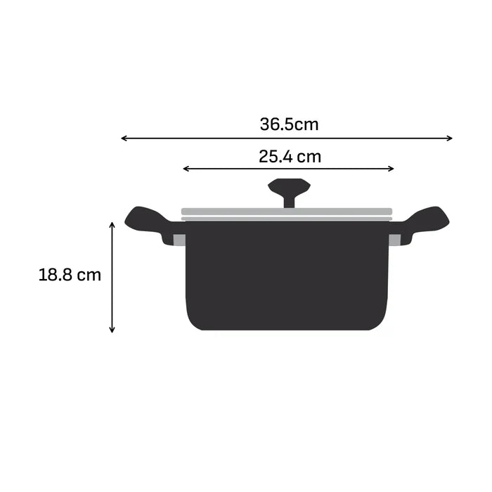 Tefal (Re)cycle Induction Ceramic Green Lichen Non-Stick Stewpot 24cm + Lid