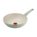 Tefal (Re)cycle Induction Ceramic Green Lichen Non-Stick Wok 28cm