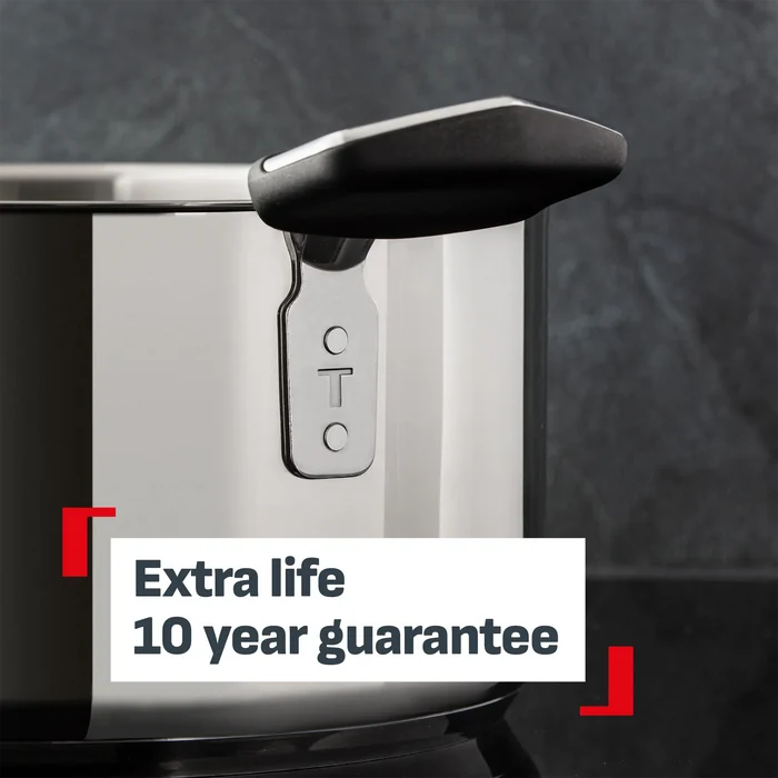 Tefal Space+ Emotion+ Induction Stainless Steel Uncoated Stewpot 20cm + Lid