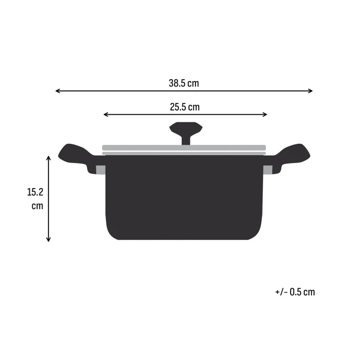 Tefal Space+ Emotion+ Induction Stainless Steel Uncoated Stewpot 24cm + Lid