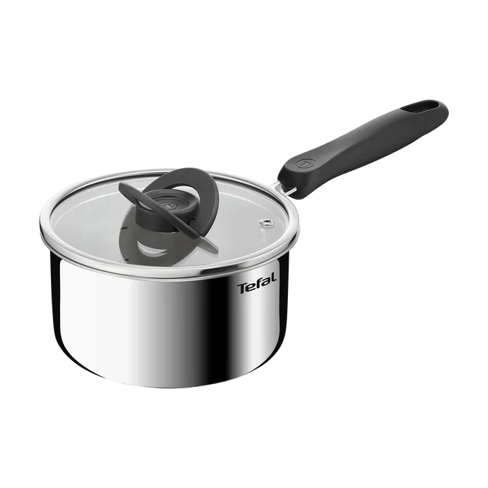 Tefal Space+ Everyday Chef Induction Stainless Steel Saucepan 16cm + Lid