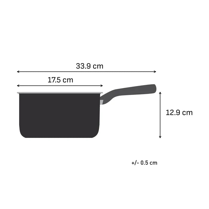 Tefal Space+ Excellence+ Ceramic Induction Non-Stick Saucepan 16cm Dimensions
