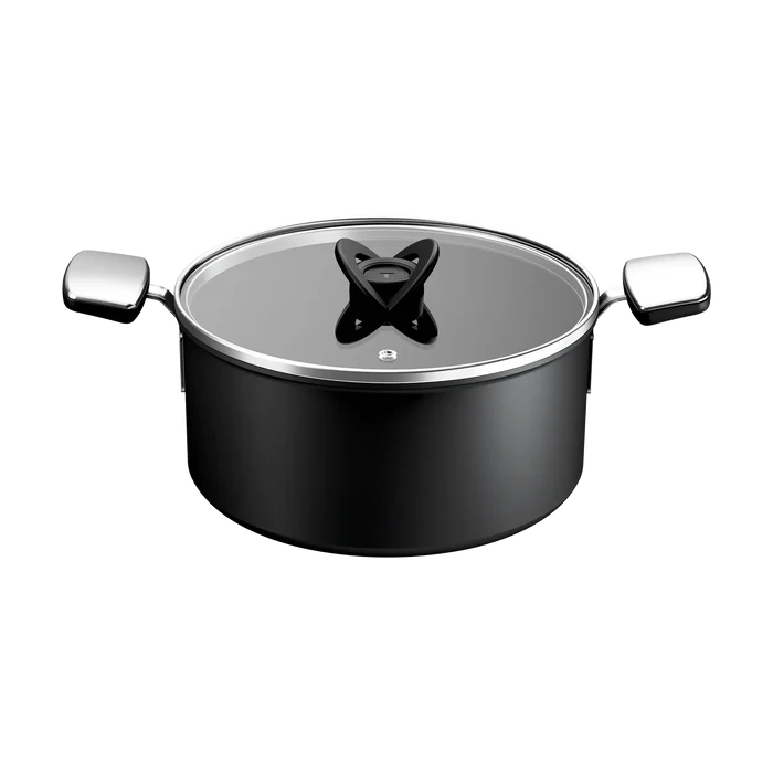 Tefal Space+ Excellence+ Induction Non-Stick Stewpot 24cm + Lid