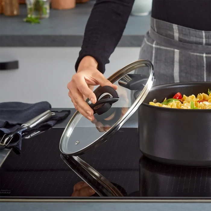 Tefal Space+ Excellence+ Induction Non-Stick Stewpot 24cm with stackable lid