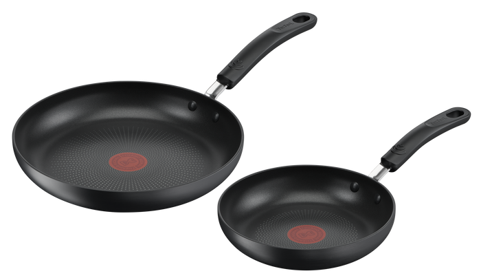 Tefal Specialty Hard Anodised Non-Stick Twin Pack Frypans 20/26cm