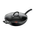 Tefal Specialty Hard Anodised Non-Stick Wok 32cm + Lid