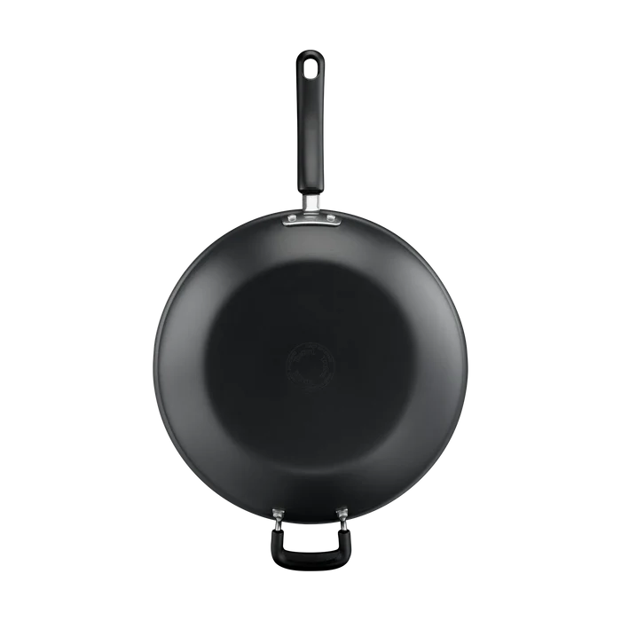 Tefal Specialty Hard Anodised Non-Stick Wok 32cm + Lid base