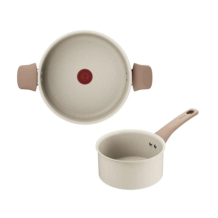 Tefal Stone White Induction Non-Stick 5pc Set