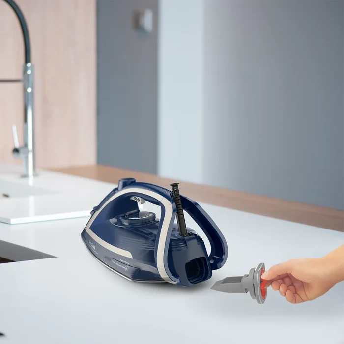 Tefal Ultragliss Anti-Calc Plus Steam Iron FV6849 Calc Collector in use