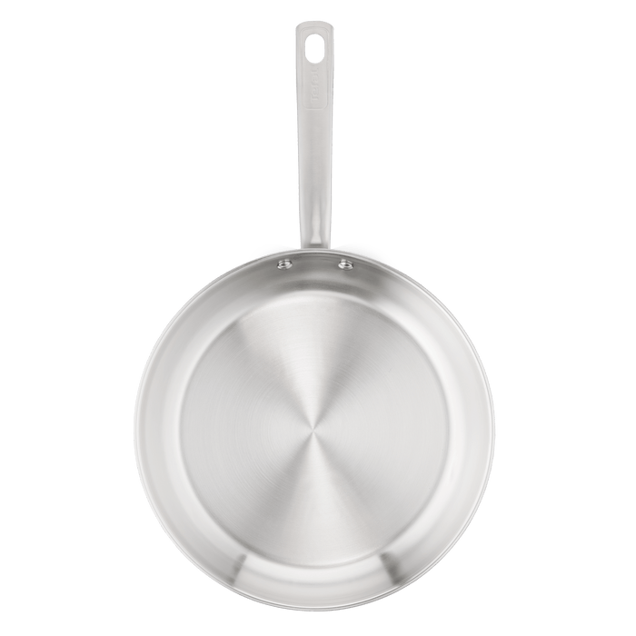 Tefal Virtuoso Induction Stainless Steel Uncoated Twin Frypan 24/28cm
