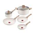 Tefal Vivaceram Induction Ceramic Beige 5pc Set