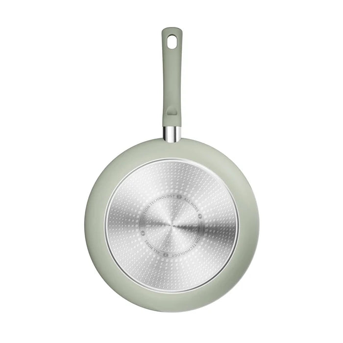 Tefal Vivaceram Induction Ceramic Green Lichen 5pc Set induction base