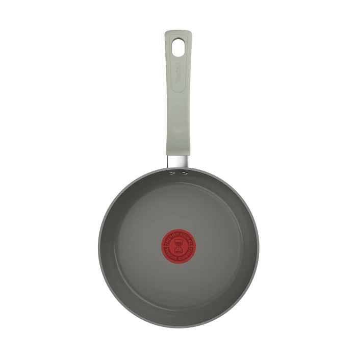 Tefal Vivaceram Induction Ceramic Green Lichen Frypan 20cm top view interior coating