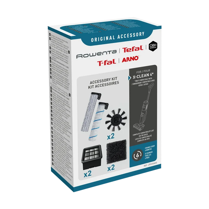 Tefal X-Clean 2 Replacement Accessory Kit - Twin Value Pack
