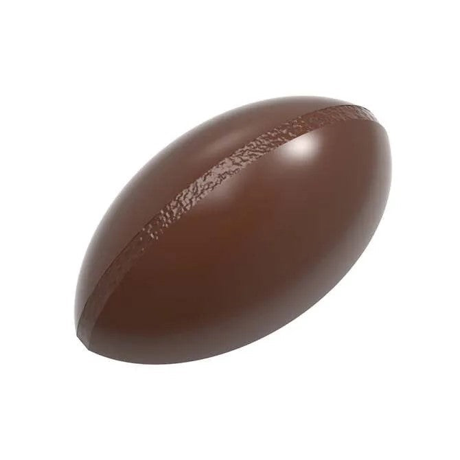 Textured Line Oval Chocolate Mold