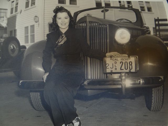 The Ann Rutherford Files: Ann and a 1938 Packard 120 Convertible