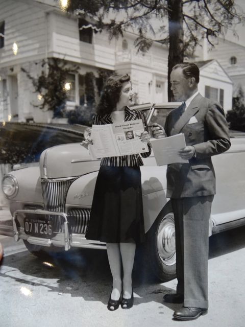 The Ann Rutherford Files: In The End, Ann Chooses A 1941 Ford Super Deluxe Convertible