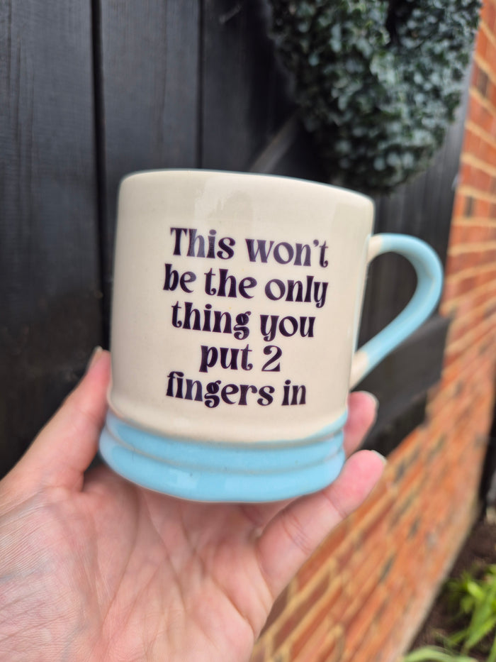 This wont be the only thing mug blue