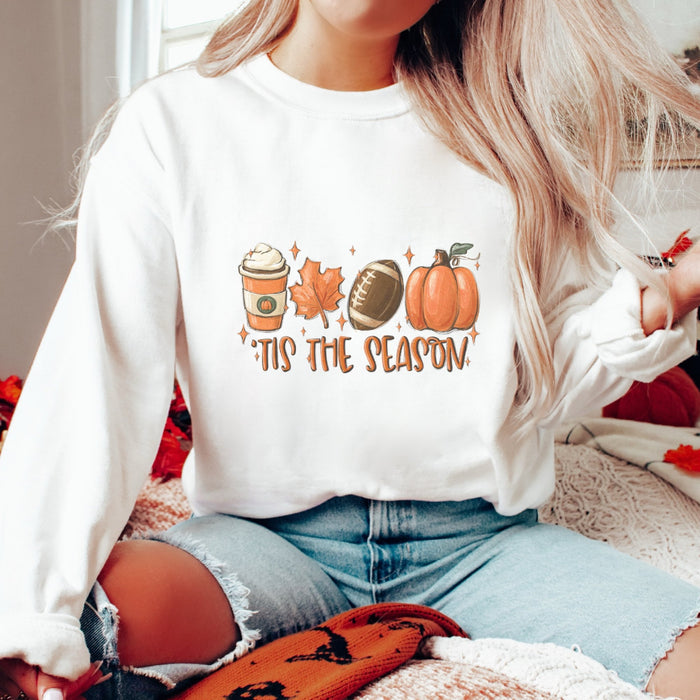 Tis the Season Fall Crewneck Sweatshirt - Trendznmore
