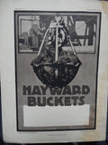 Trade Paper Advertisement by Hartman and Simon for Hayward Buckets