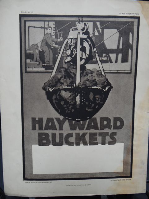 Trade Paper Advertisement by Hartman and Simon for Hayward Buckets