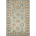 Rugs by Roo Loloi Victoria Lt. Blue Natural Area Rug in size 18" x 18" Sample