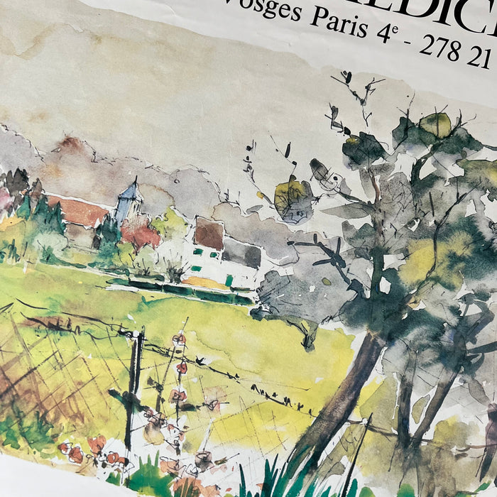 French Pastoral Watercolor