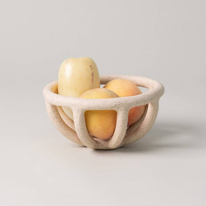 Virginia Sin Prong Fruit Bowl in Sand