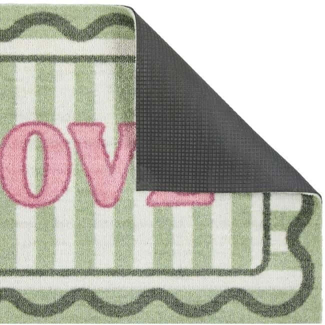 The Rugs Stylish Washable Mats with Bordered Design | Eco