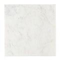 WHITE MARBLE FOOTED TRAY, 10"