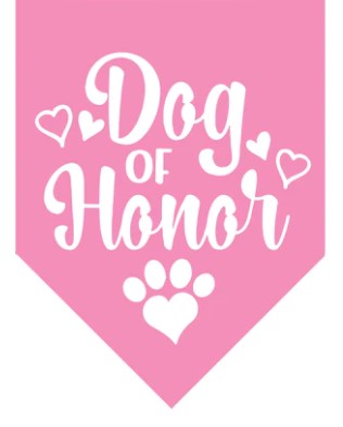 🐶💋💍 Winey Bitches Co Dog On Honor Doggie Bandana