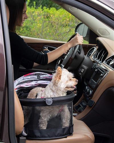 Winey Bitches Co Floral VIEW 360 Pet Carrier & Car Seat