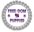 🍷💋  Winey Bitches Co Free-Dom Puppies Patriotic Tipsy Sip  Magnectic Wine Charm