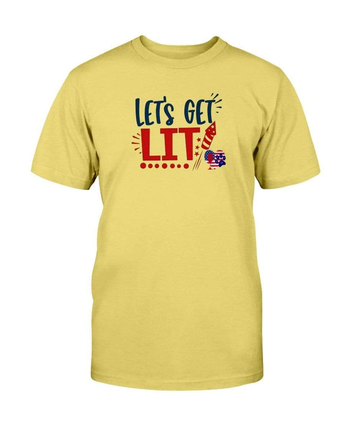 Shirts Daisy / S Winey Bitches Co "Let Get Lit" Ultra Cotton T-Shirt WineyBitchesCo