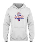 Sweatshirts White / S Winey Bitches Co "Let's Get Star Spangled Hammered" 50/50 Hoodie WineyBitchesCo