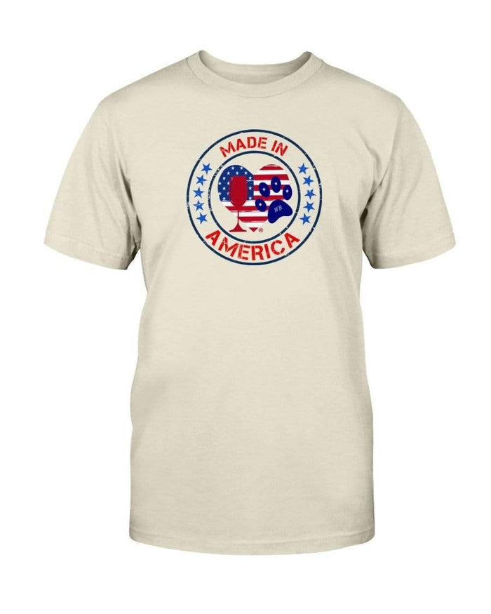 Shirts Natural / S Winey Bitches Co "Made In America" Ultra Cotton T-Shirt WineyBitchesCo