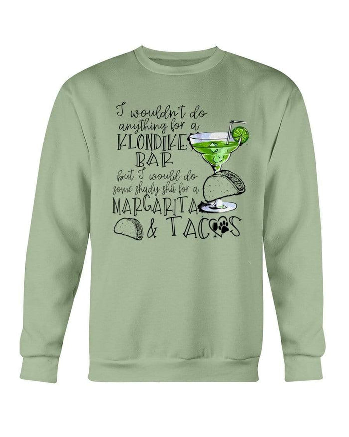 Sweatshirts Serene Green / S Winey Bitches Co Margaritas and Tacos Sweatshirt - Crew WineyBitchesCo