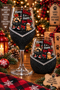 Winey Bitches Co "Merry Fitness and a Happy New Rear" Christmas Holiday Drinkware-Choose your color