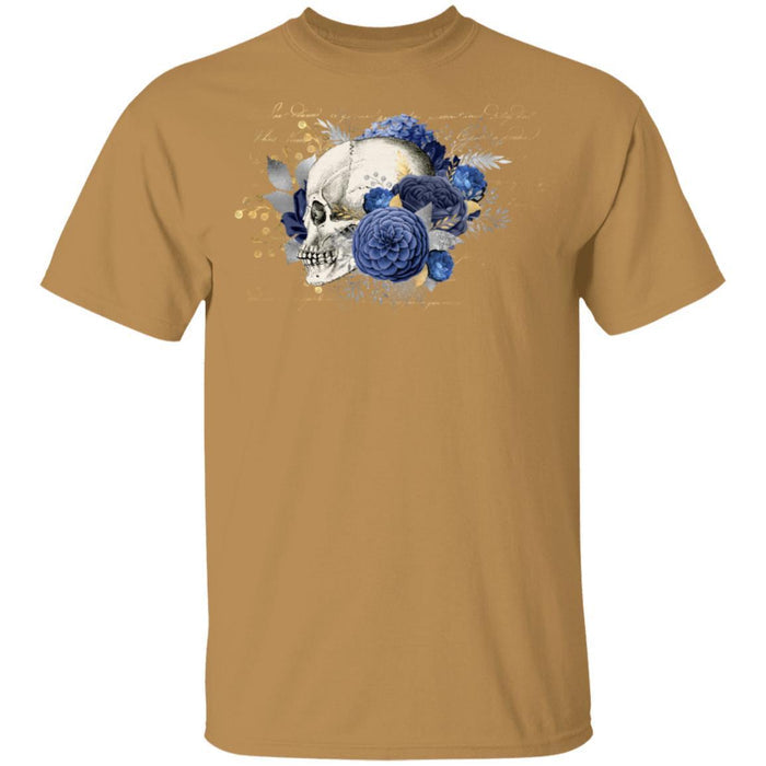 T-Shirts Old Gold / S Winey Bitches Co Skull Design #5 5.3 oz. T-Shirt WineyBitchesCo