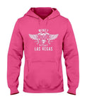 Sweatshirts Cyber Pink / S Winey Bitches "Ride Hard Las Vegas" 50/50 Hoodie WineyBitchesCo