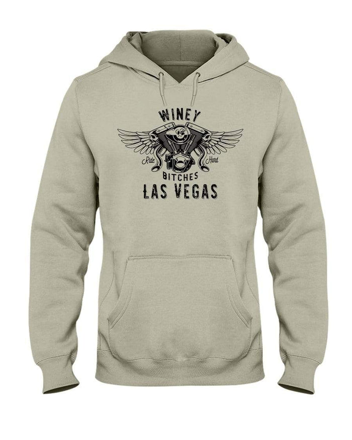 Sweatshirts Sandstone / S Winey Bitches "Ride Hard Las Vegas" 50/50 Hoodie WineyBitchesCo