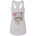 T-Shirts White / X-Small WineyBitches.Co "Lit As A Christmas Tree" Ladies Ideal Racerback Tank WineyBitchesCo