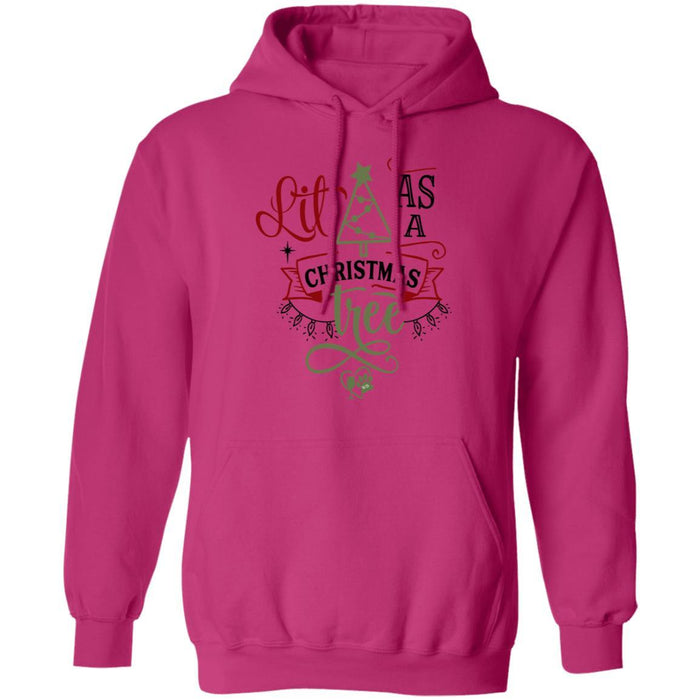 Sweatshirts Heliconia / S WineyBitches.Co "Lit As A Christmas Tree" Pullover Hoodie 8 oz. WineyBitchesCo