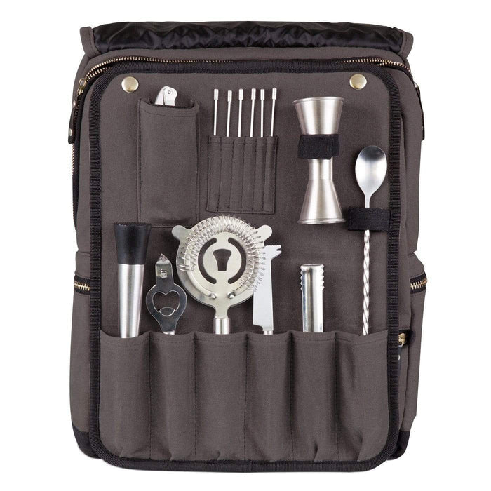 WineyBitches.co PORTABLE BAR-BACKPACK – GREY/BLACK - WineyBitches.Co - Winey Bitches