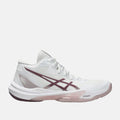 Side view of the Asics Women's Sky Elite FF MT 3 Volleyball Shoes.