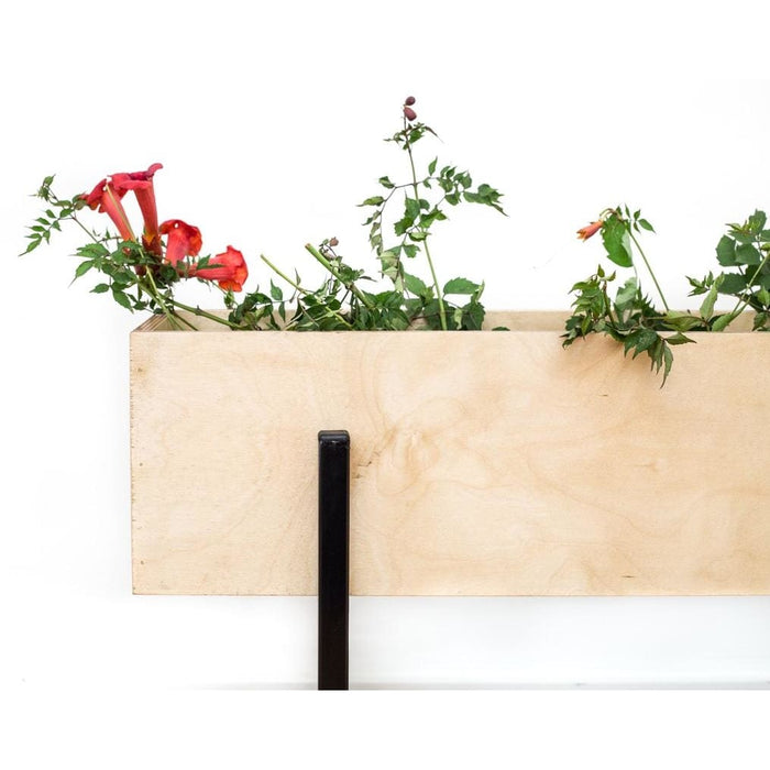 Wood Box Planter - Planters_Standing