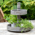 Wooden 2-Tiered Plant Stand