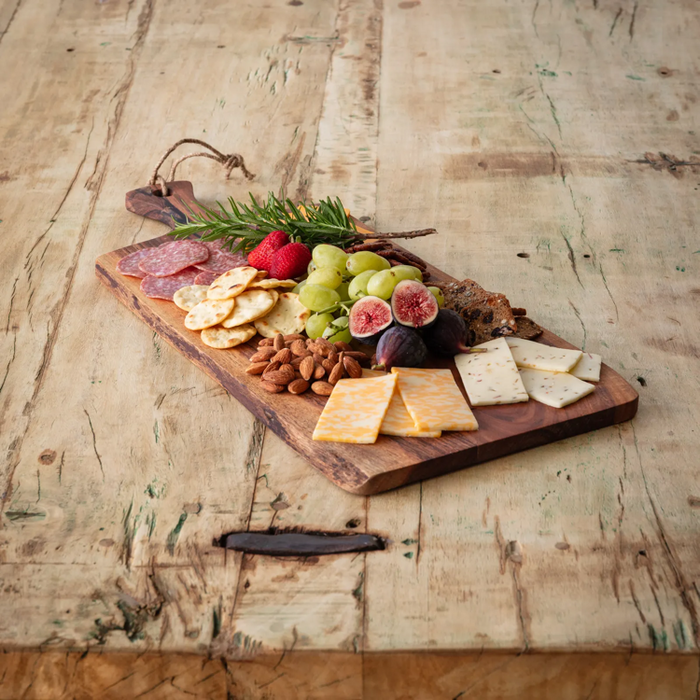 Wooden Live Edge Charcuterie Board Set/2