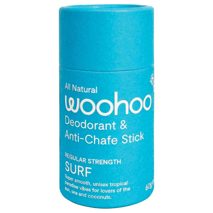 Woohoo All Natural Deodorant & Anti-Chafe Stick - Surf - 60g - L'Organic