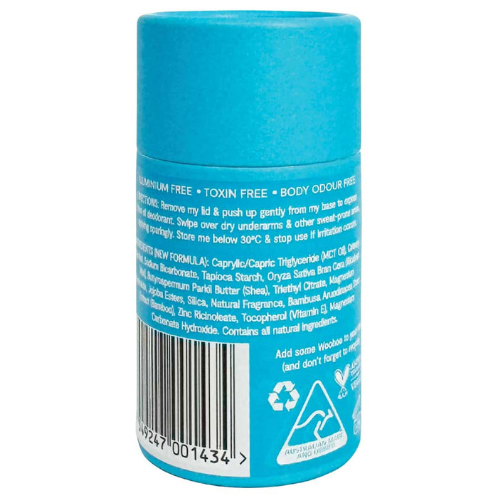 Woohoo All Natural Deodorant & Anti-Chafe Stick - Surf - 60g - L'Organic